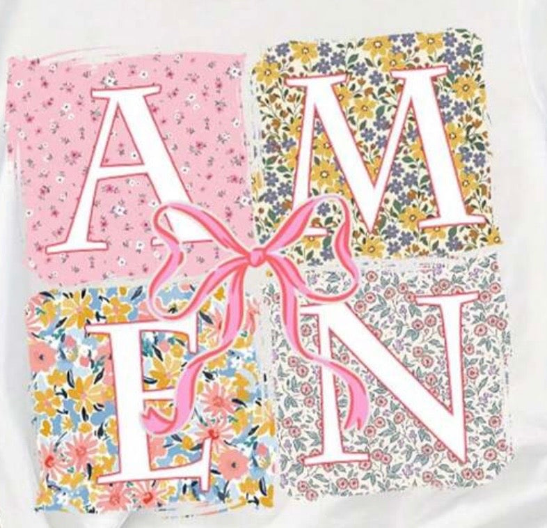Amen T-Shirt Transfer🩷✨