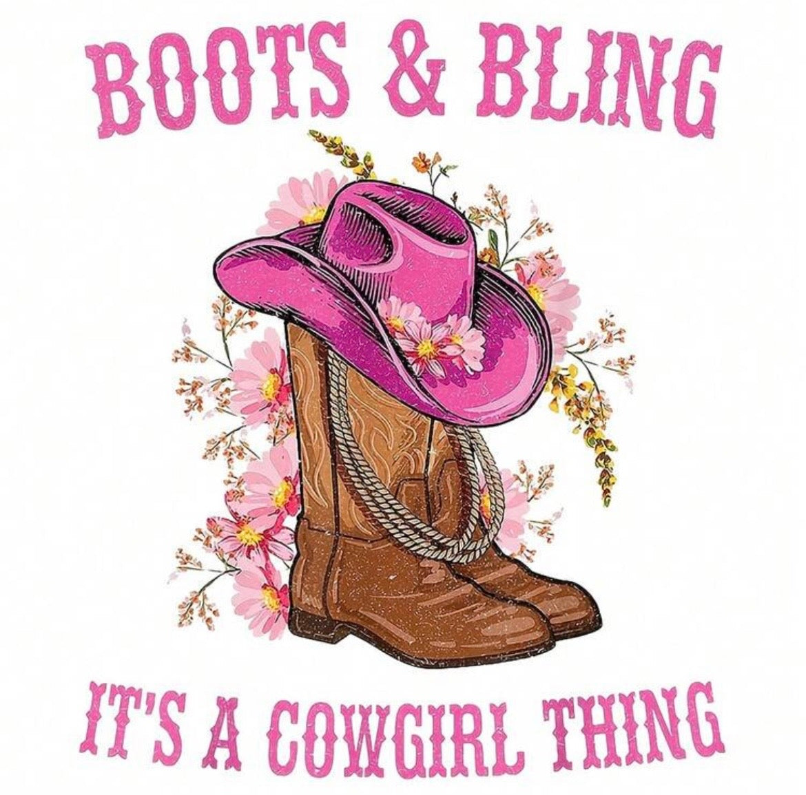 Cowgirl Boot T-Shirt Transfer 🤠👢